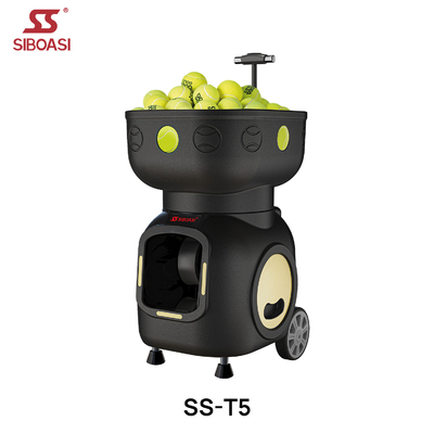 SIBOASI T5 APP Control Mini Shooting Tennis Machine Ball for Training