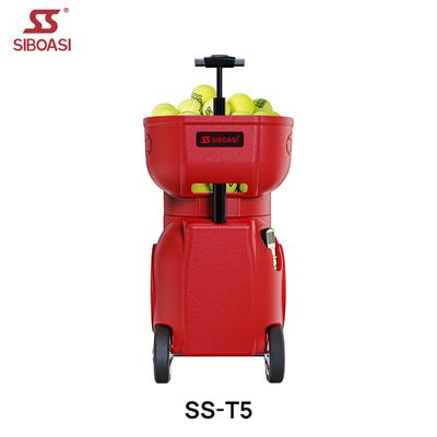 SIBOASI T5 APP Control Mini Shooting Tennis Machine Ball for Training