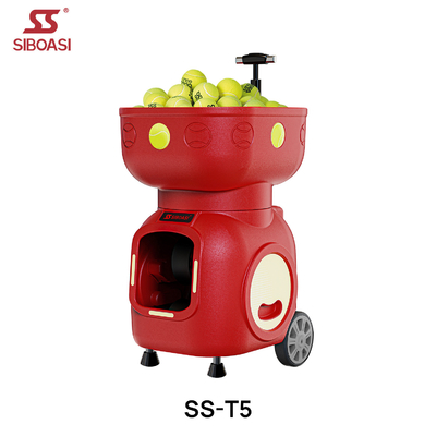 SIBOASI T5 APP Control Mini Shooting Tennis Machine Ball for Training