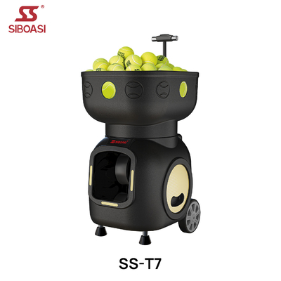 SIBOASI T7 APP Control Mini Shooting Tennis Machine Ball for Training