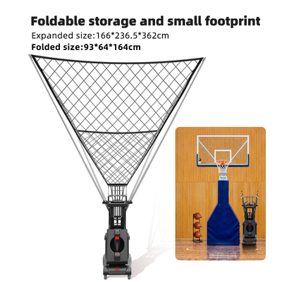 SIBOASI K3 Multiple Angle Trainer Smart APP &amp; Remote Control Automatic Basketball Shooting Throwing Machine Professional Training
