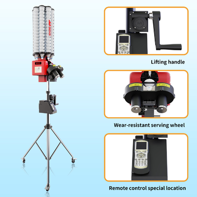 Multifunction SIBOASI B5 Badminton Shuttlecock Feeder Machine Smart Badminton Shooting Machine for Training