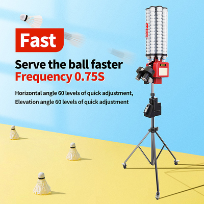 Multifunction SIBOASI B5 Badminton Shuttlecock Feeder Machine Smart Badminton Shooting Machine for Training