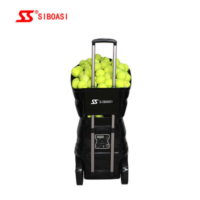 S4015 Tennis Feeder Machine With LCD Screen Double Ball Divider