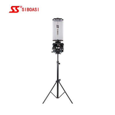Red Badminton Shuttlecock Feeder Machine 145cm-215cm Lifting Random function