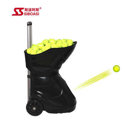 SGS Approved Tennis Ball Machine 9 Scale Frequency Built In Battery