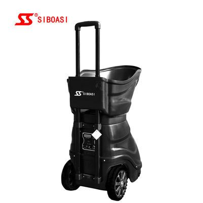 SGS Approved Tennis Ball Machine 9 Scale Frequency Built In Battery