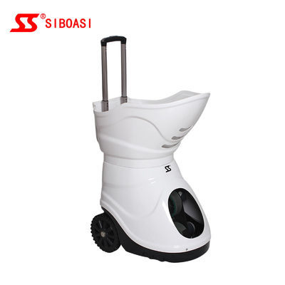 Portable Tennis Ball Tosser Machine Top And Back Spin Adjustment