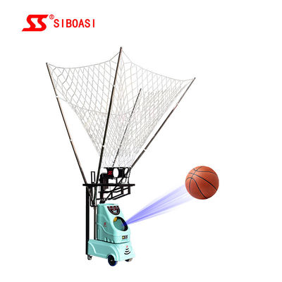 Automatic Shooting Trainer Basketball Passing Machine With 5 Balls Recycled For Training