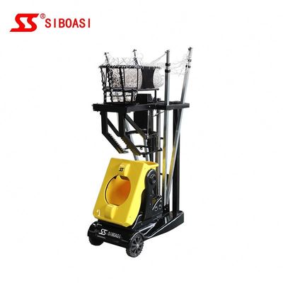 Yellow Color Automatic Basketball Shooting Machine With Remote Control For Personal Training
