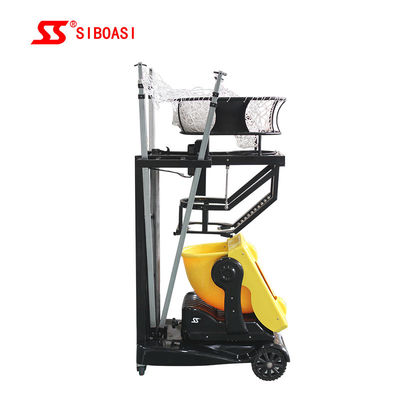 Yellow Color Automatic Basketball Shooting Machine With Remote Control For Personal Training