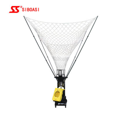 Yellow Color Automatic Basketball Shooting Machine With Remote Control For Personal Training