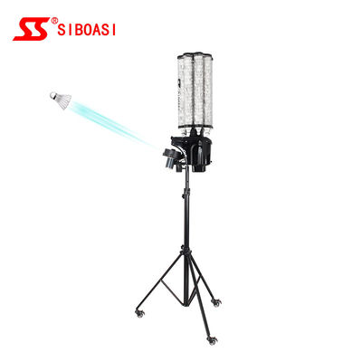 Remote Control Badminton Training Machine With 200 Balls Capacity Design For All-Levels and Ages with AC&amp;Battery Powered