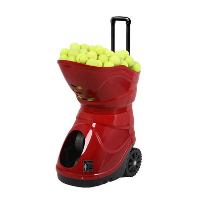 Red Black Color Tennis Ball Shooting Machine Support 160 Pcs Balls Capacity For Practice Training