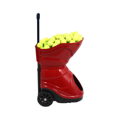 Red Black Color Tennis Ball Shooting Machine Support 160 Pcs Balls Capacity For Practice Training