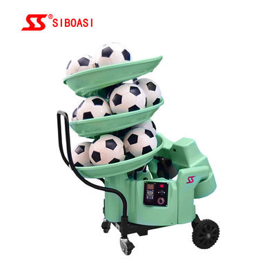 15 Balls Capacity Siboasi Football Machine Launcher Trim Horizontal Functions