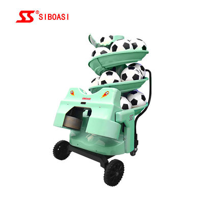 15 Balls Capacity Siboasi Football Machine Launcher Trim Horizontal Functions