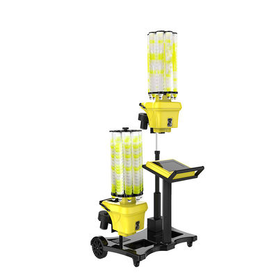 Twin Badminton Shuttlecock Launcher Highest Feeding 7.5W OEM