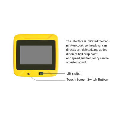 Twin Badminton Shuttlecock Launcher Highest Feeding 7.5W OEM