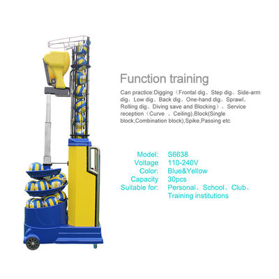 30 Balls Capacity Attack Volleyball Machine With Microcomputer Multifunction