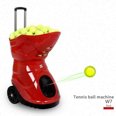 Siboasi Tennis Ball Training Machine Remote Controlled 120W AC 100V