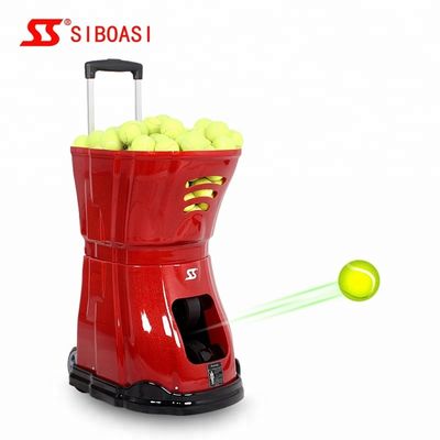 S2015 Tennis Ball Machine Server 150 Balls Capacity Topspin adjustment