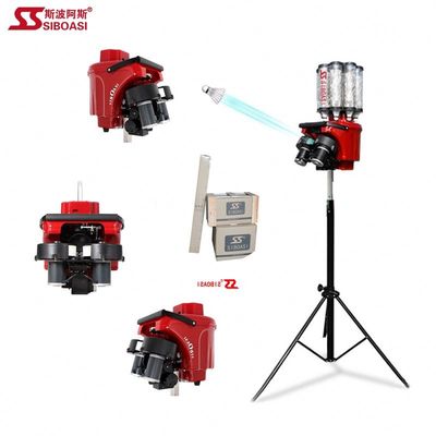 100 Balls Capacity Badminton Machine , 28KG Badminton Shuttlecock Machine