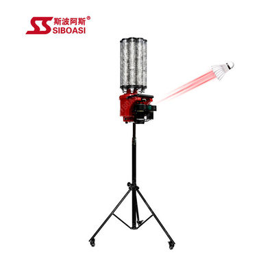 100 Balls Capacity Badminton Machine , 28KG Badminton Shuttlecock Machine