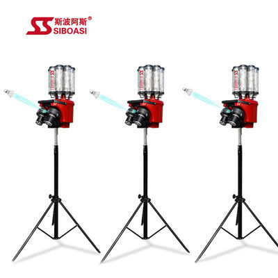 100 Balls Capacity Badminton Machine , 28KG Badminton Shuttlecock Machine