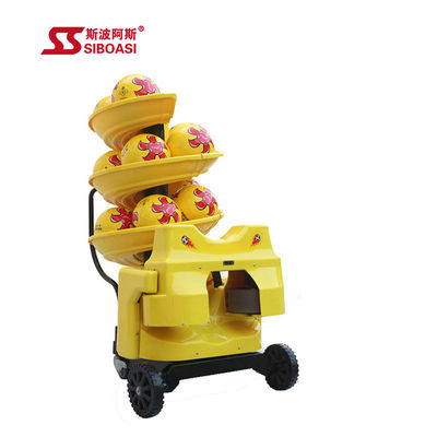 Internal Serve Direction Football Machine , ABS Material Soccer Pitching Machine
