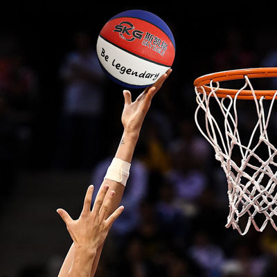 OEM Holographic Reflective PU Leather Size 7 Basketball Ball
