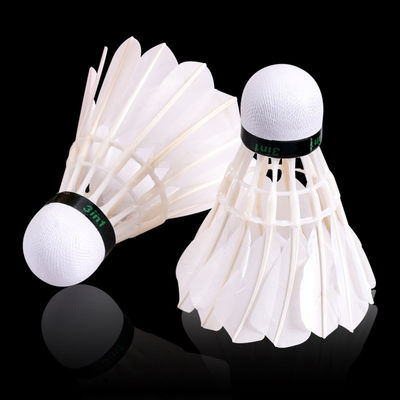 3 Stage Goose Feather Shuttlecock With Fibreboard Cork Head