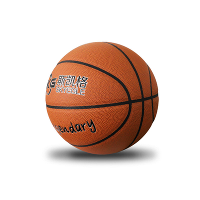 Customized Logo Hygroscopic PU Leather Basketball Size 6 7 For Training