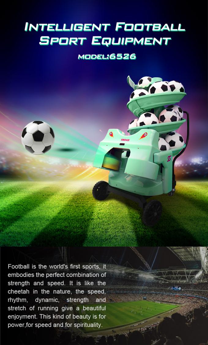 S6526 Automatic Soccer Ball Launcher Machine , AC 100V Football Toss