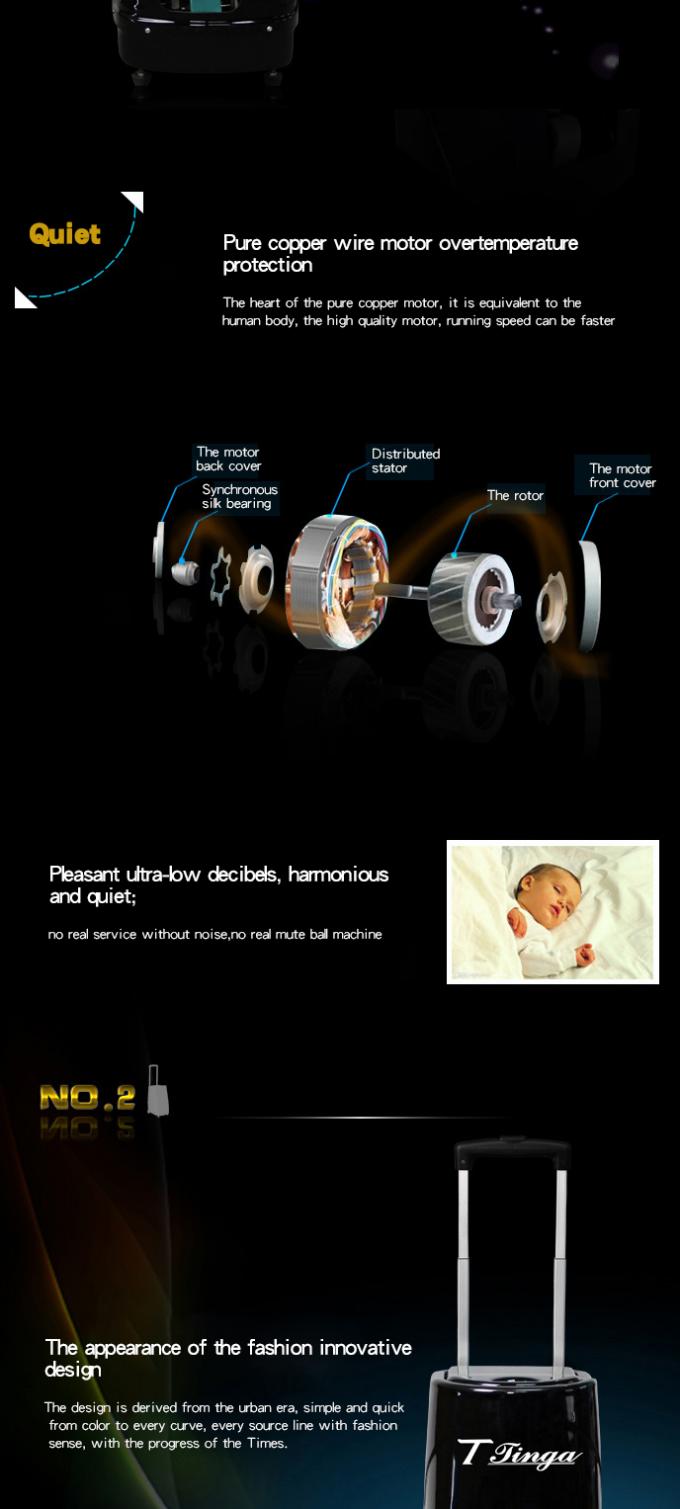 Intelligent Squash Ball Launcher , Lithium Battery Squash Cannon Ball