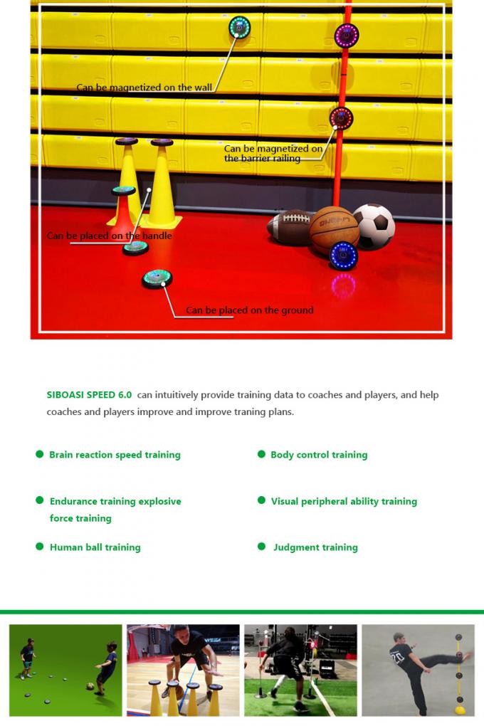 SIBOASI Agility Training Lights , ROHS Approved Training Reaction Lights