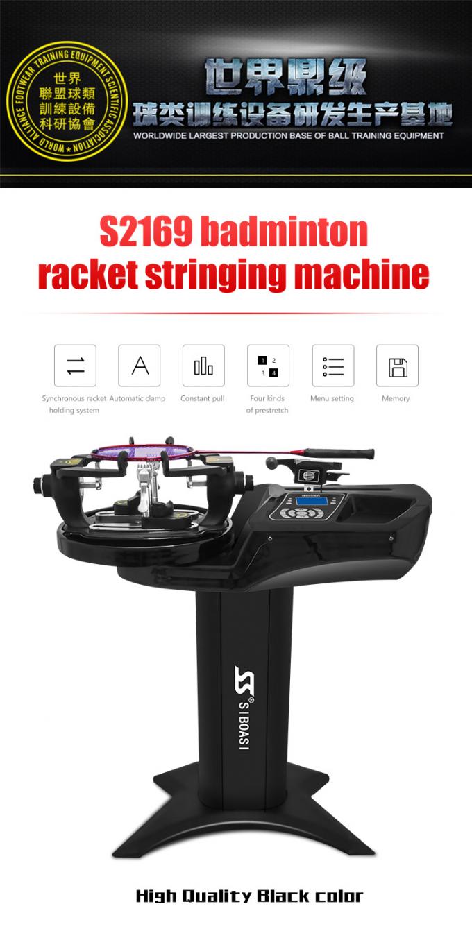 LCD Interface Electric Stringing Machine , Badminton Racket Gutting Machine