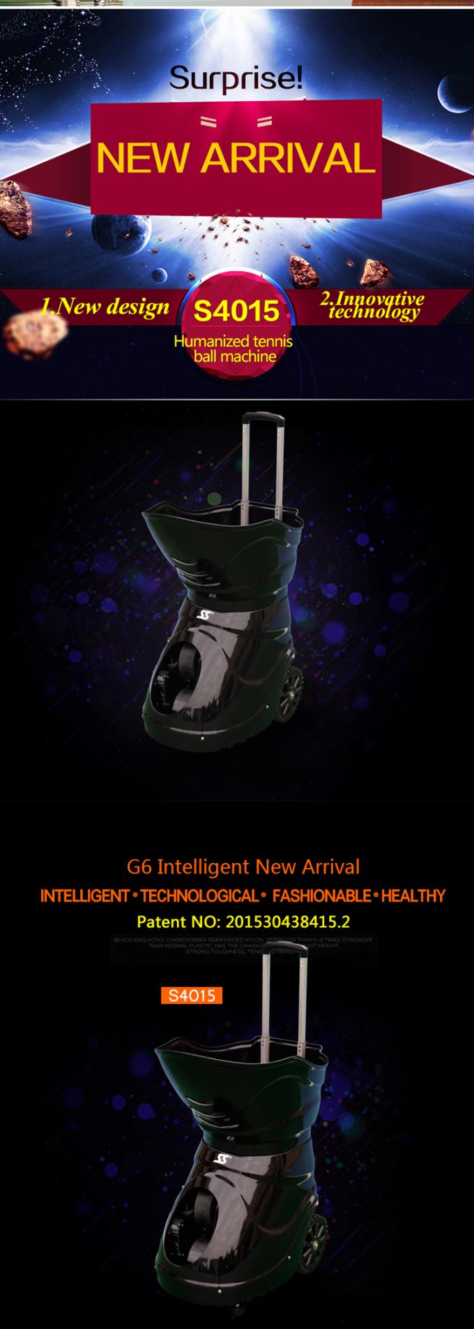 Portable Tennis Ball Training Machine Ball Frequency 1.88seconds LCD