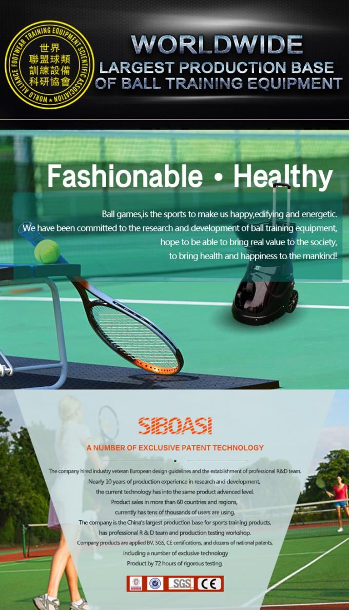 Beginners Level siboasi tennis ball machine Serving horizontal oscillation