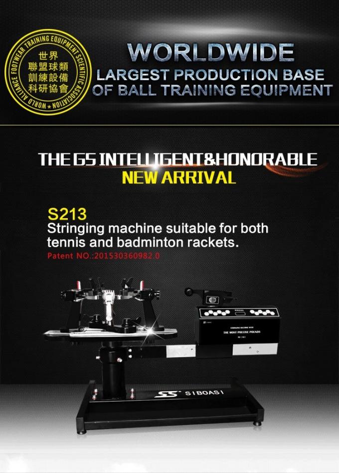 Portable Badminton Getting Machine , 110V Black Electric Tennis Stringer