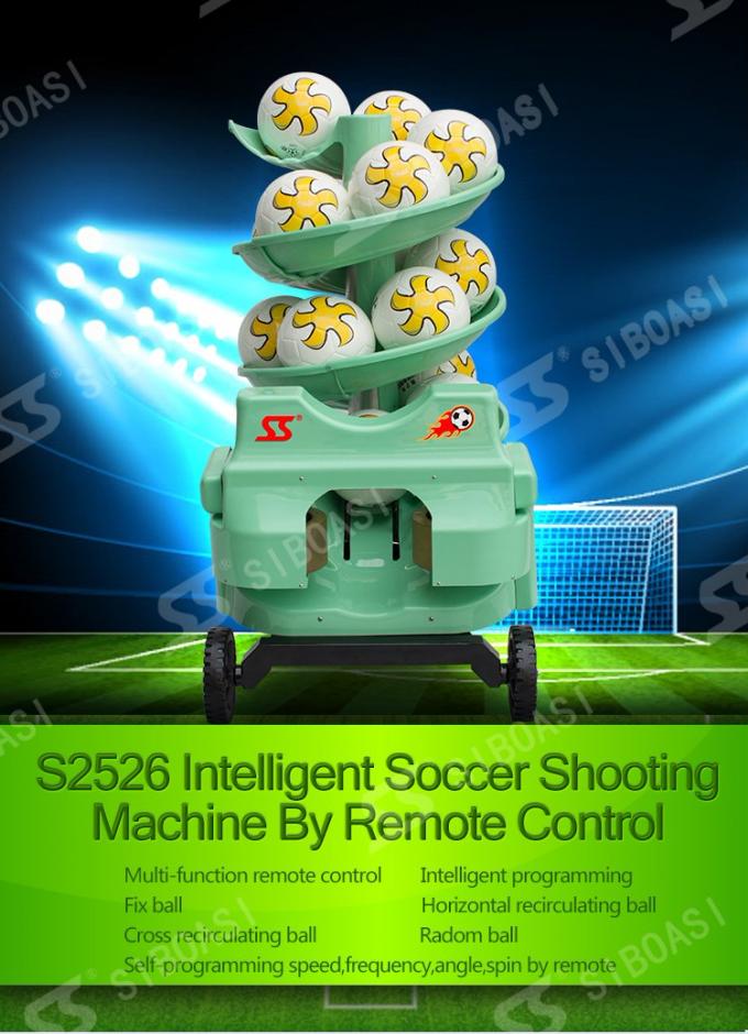 Internal Serve Direction Football Machine , ABS Material Soccer