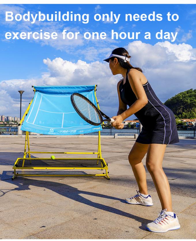 TTS2000 Tennis Ball Machine , 100 Balls Capacity Tennis Launcher Machine